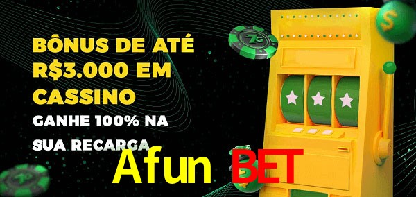 Afun Bet melhor bônus de depósito